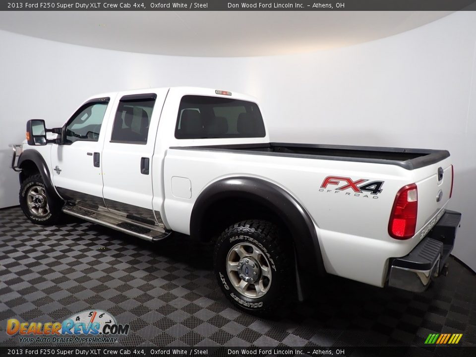 2013 Ford F250 Super Duty XLT Crew Cab 4x4 Oxford White / Steel Photo #7