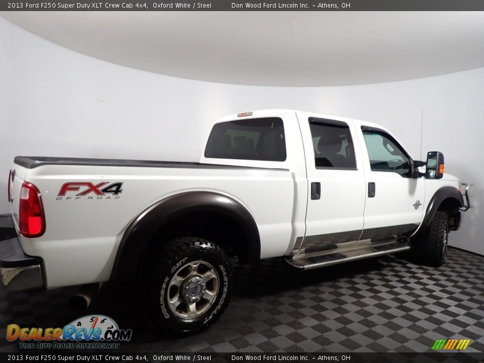 2013 Ford F250 Super Duty XLT Crew Cab 4x4 Oxford White / Steel Photo #10