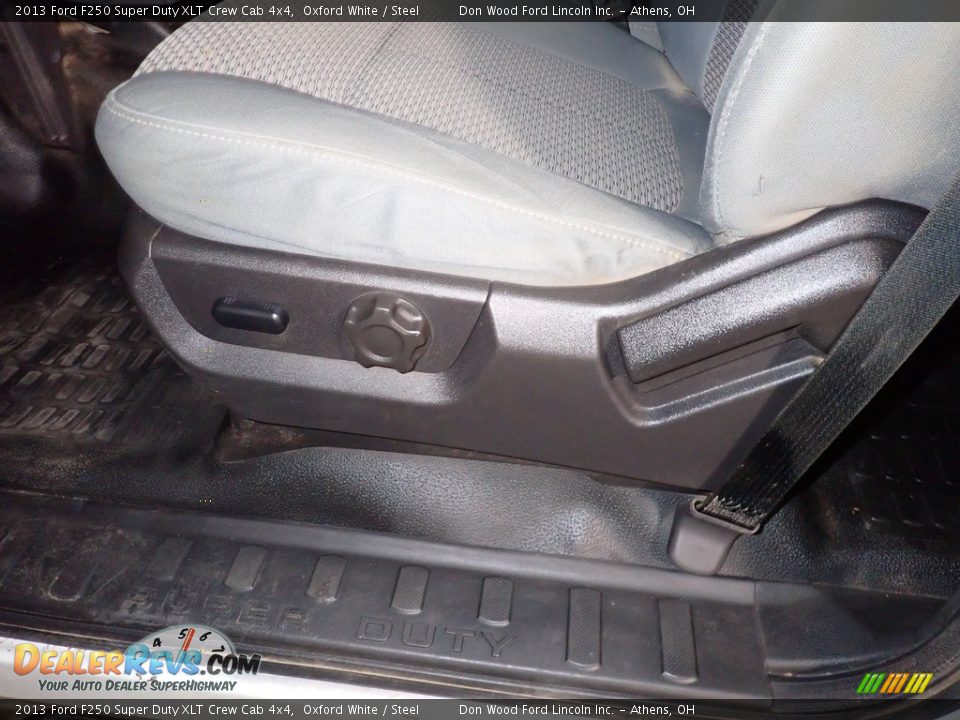 2013 Ford F250 Super Duty XLT Crew Cab 4x4 Oxford White / Steel Photo #13