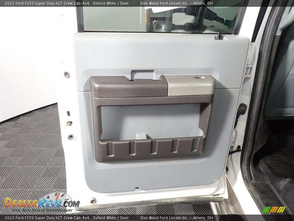 2013 Ford F250 Super Duty XLT Crew Cab 4x4 Oxford White / Steel Photo #15