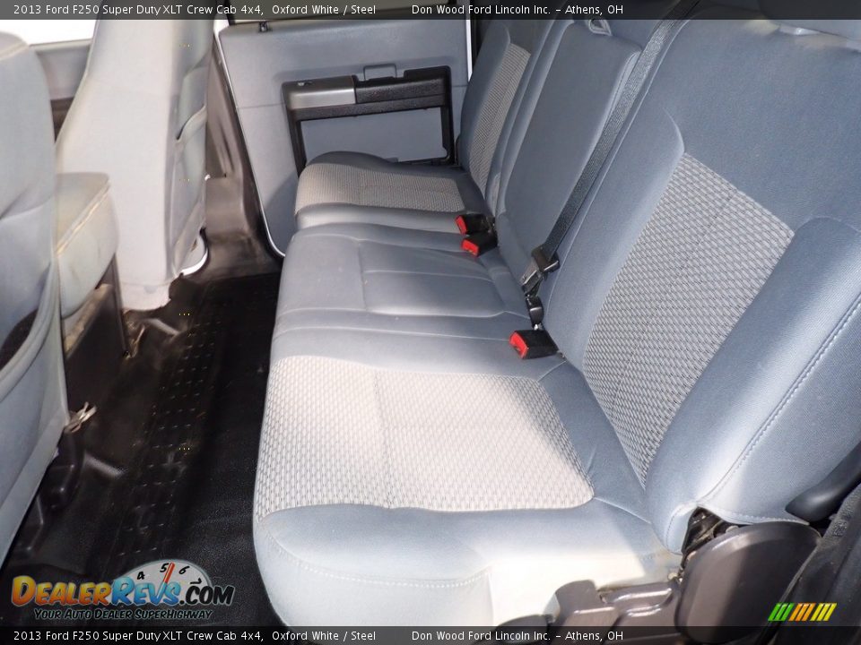 2013 Ford F250 Super Duty XLT Crew Cab 4x4 Oxford White / Steel Photo #16
