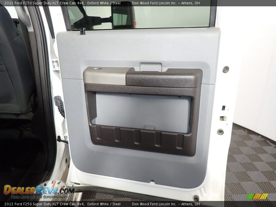 2013 Ford F250 Super Duty XLT Crew Cab 4x4 Oxford White / Steel Photo #17