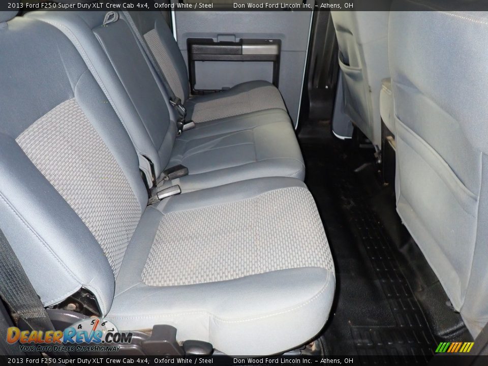 2013 Ford F250 Super Duty XLT Crew Cab 4x4 Oxford White / Steel Photo #18