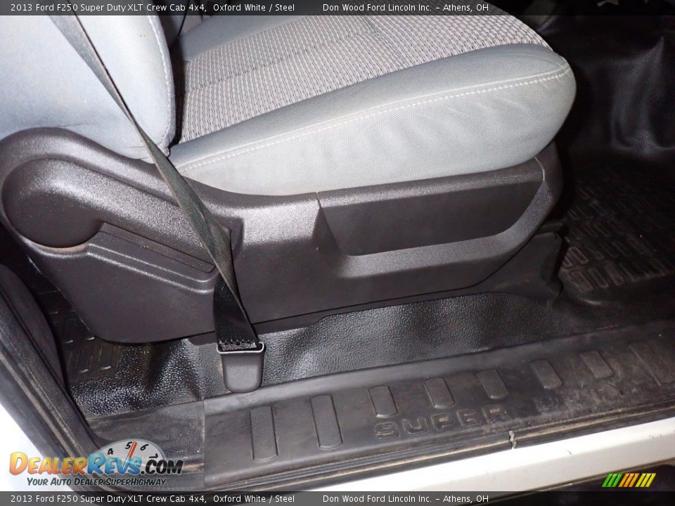 2013 Ford F250 Super Duty XLT Crew Cab 4x4 Oxford White / Steel Photo #20