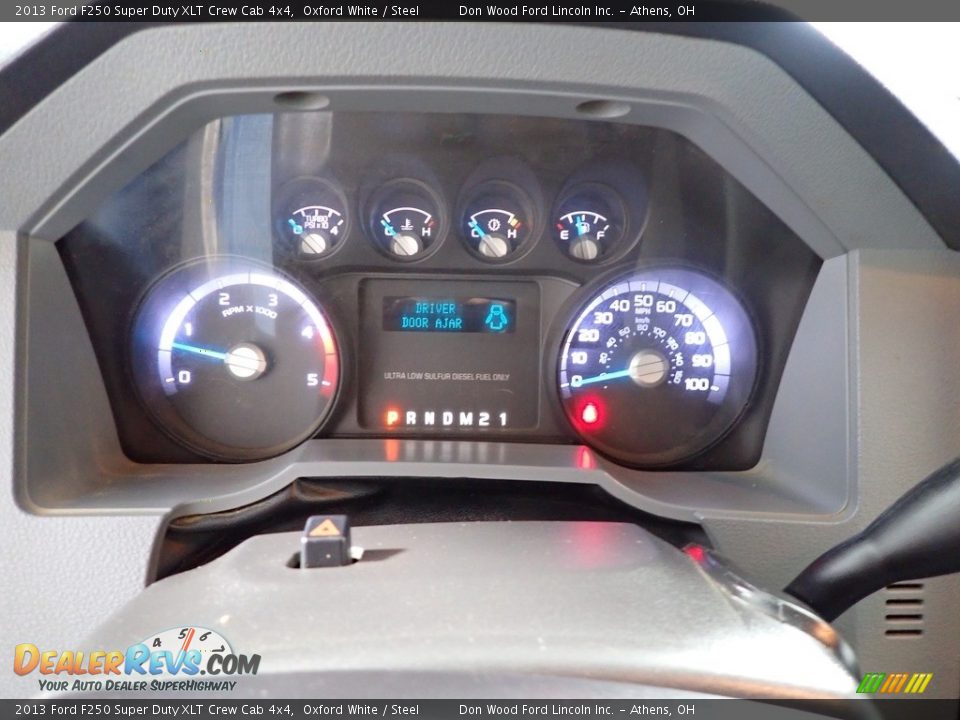 2013 Ford F250 Super Duty XLT Crew Cab 4x4 Oxford White / Steel Photo #22