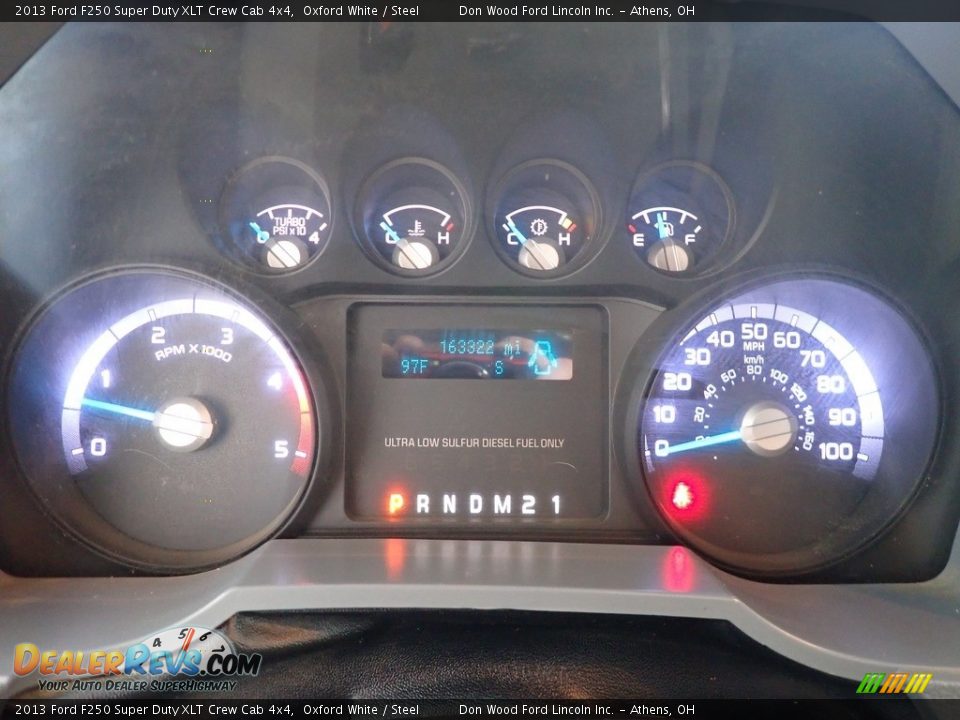 2013 Ford F250 Super Duty XLT Crew Cab 4x4 Oxford White / Steel Photo #23