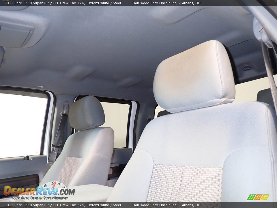 2013 Ford F250 Super Duty XLT Crew Cab 4x4 Oxford White / Steel Photo #26