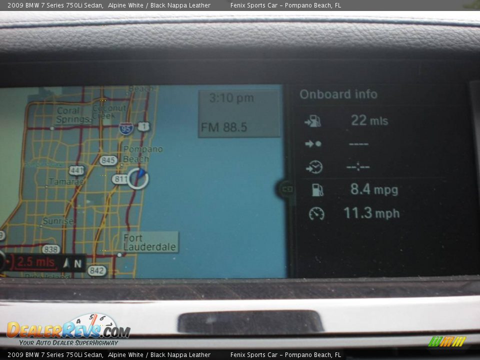 2009 BMW 7 Series 750Li Sedan Alpine White / Black Nappa Leather Photo #18