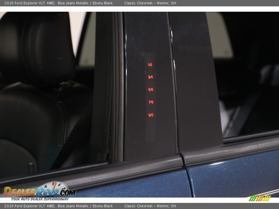 2016 Ford Explorer XLT 4WD Blue Jeans Metallic / Ebony Black Photo #4