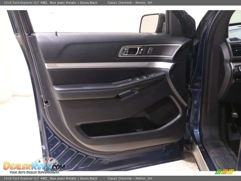2016 Ford Explorer XLT 4WD Blue Jeans Metallic / Ebony Black Photo #5
