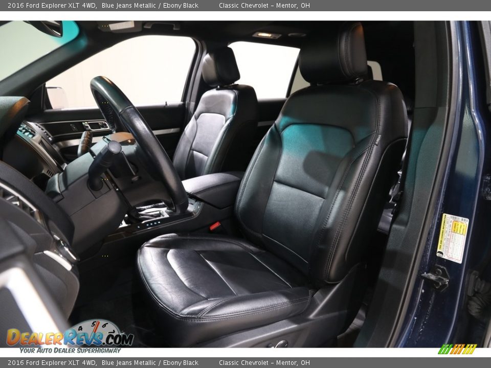 2016 Ford Explorer XLT 4WD Blue Jeans Metallic / Ebony Black Photo #6