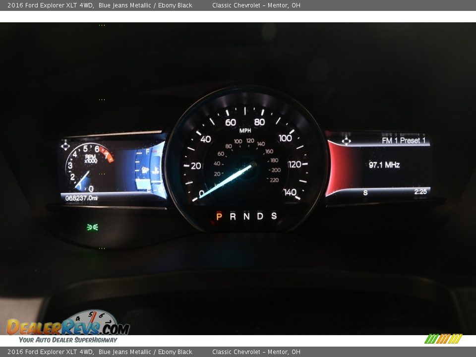 2016 Ford Explorer XLT 4WD Blue Jeans Metallic / Ebony Black Photo #8