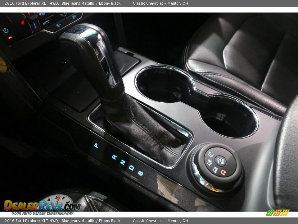 2016 Ford Explorer XLT 4WD Blue Jeans Metallic / Ebony Black Photo #16