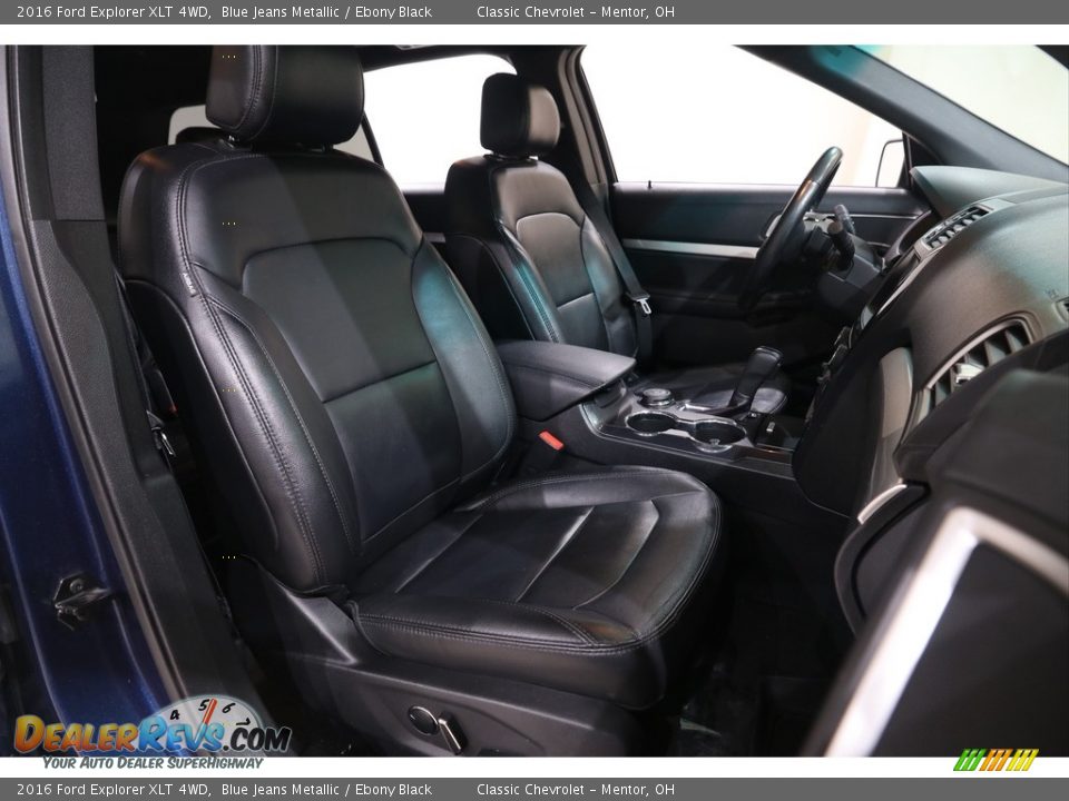 2016 Ford Explorer XLT 4WD Blue Jeans Metallic / Ebony Black Photo #18