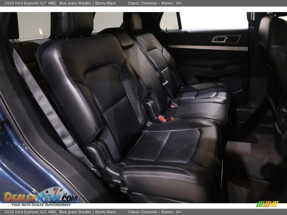 2016 Ford Explorer XLT 4WD Blue Jeans Metallic / Ebony Black Photo #19