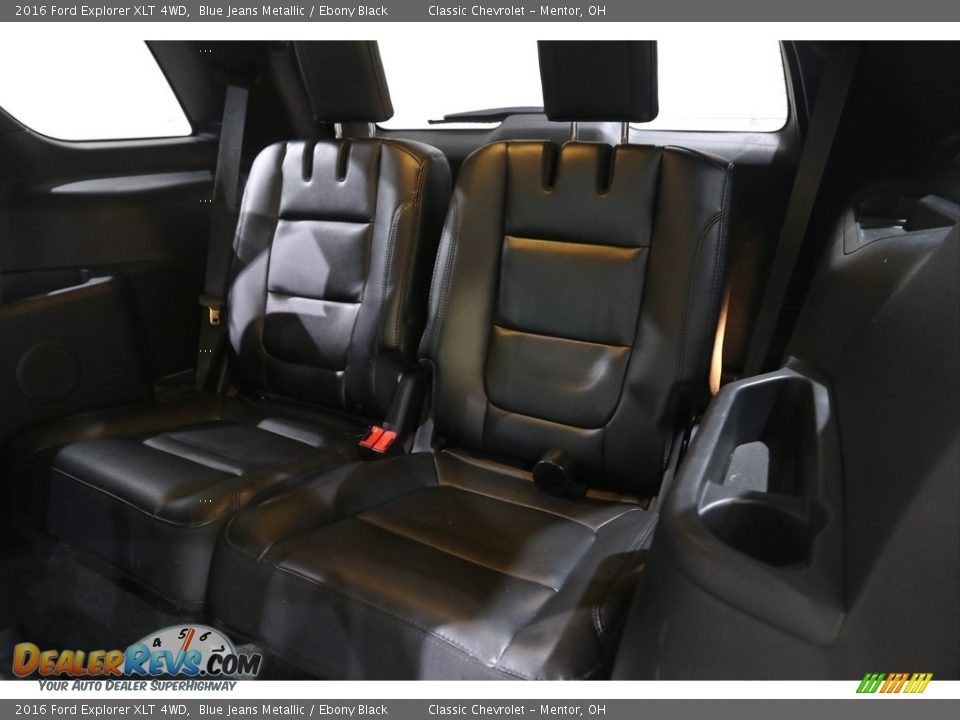 2016 Ford Explorer XLT 4WD Blue Jeans Metallic / Ebony Black Photo #21