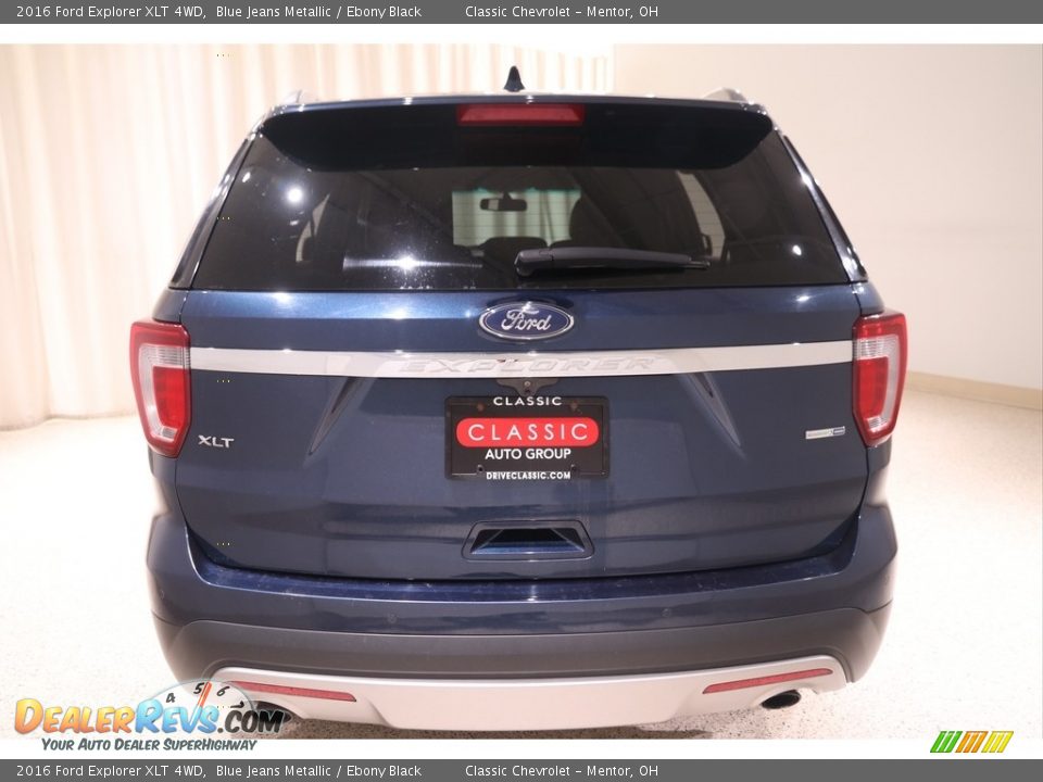 2016 Ford Explorer XLT 4WD Blue Jeans Metallic / Ebony Black Photo #22