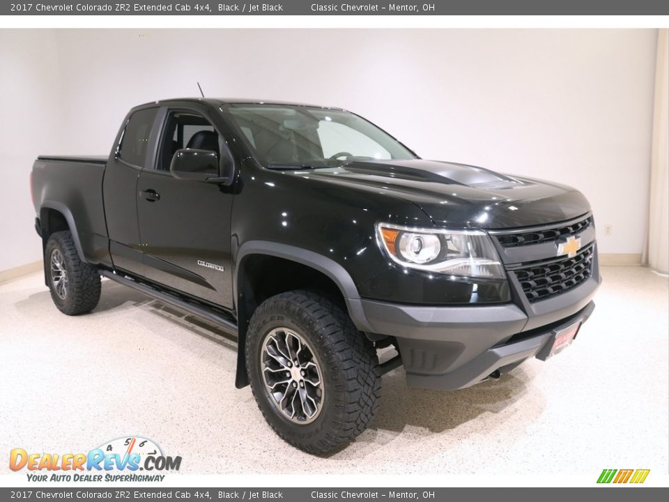 2017 Chevrolet Colorado ZR2 Extended Cab 4x4 Black / Jet Black Photo #1