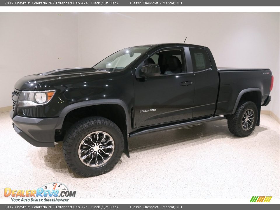 2017 Chevrolet Colorado ZR2 Extended Cab 4x4 Black / Jet Black Photo #3