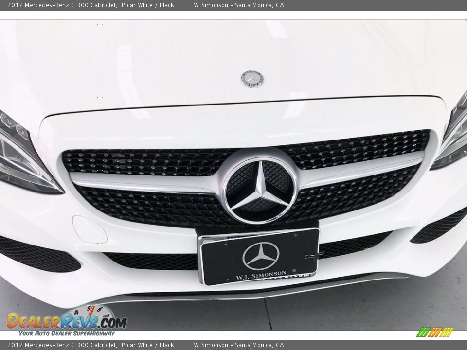 2017 Mercedes-Benz C 300 Cabriolet Polar White / Black Photo #33