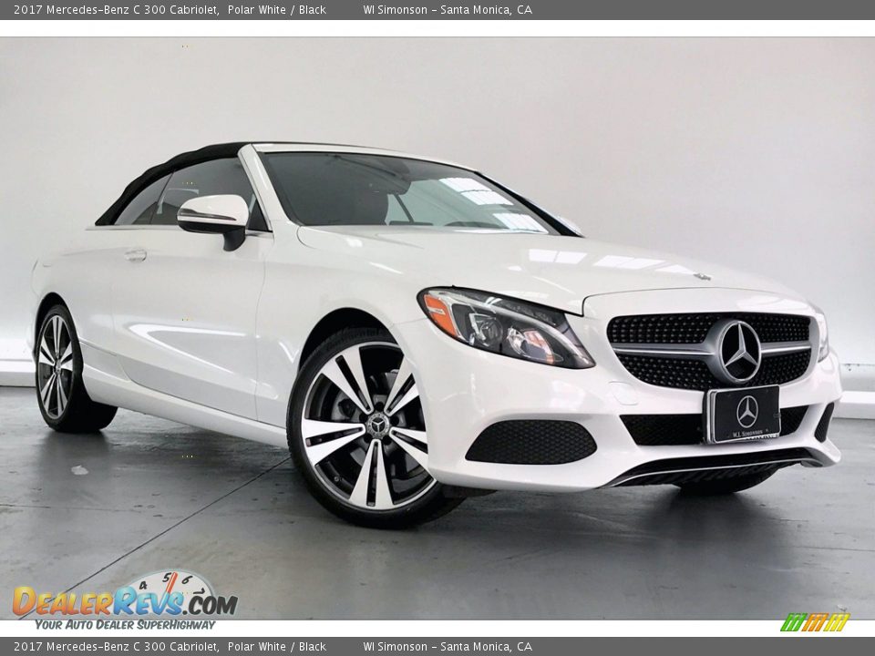 2017 Mercedes-Benz C 300 Cabriolet Polar White / Black Photo #34