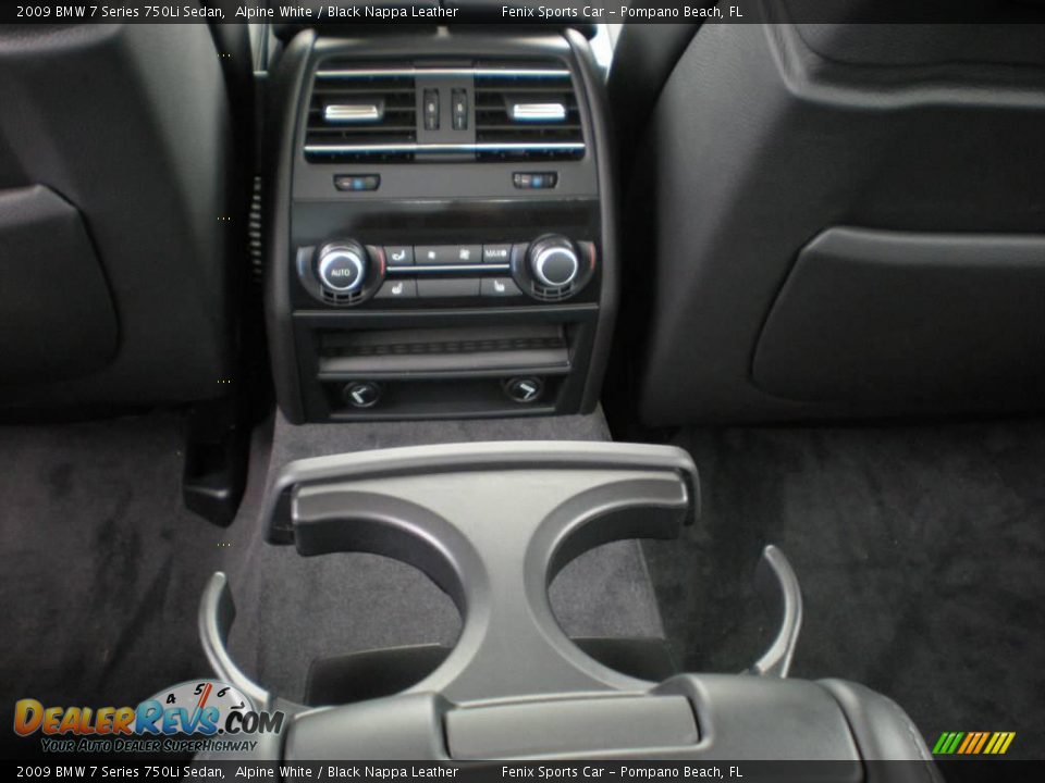 2009 BMW 7 Series 750Li Sedan Alpine White / Black Nappa Leather Photo #21