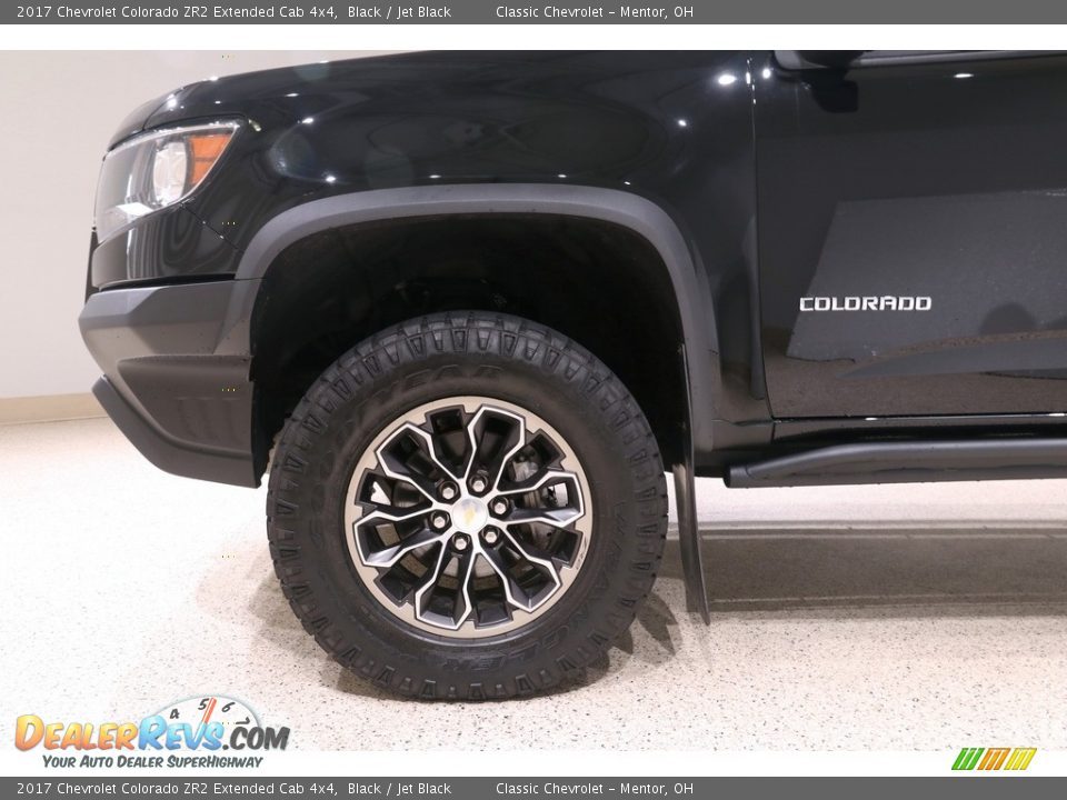 2017 Chevrolet Colorado ZR2 Extended Cab 4x4 Black / Jet Black Photo #29