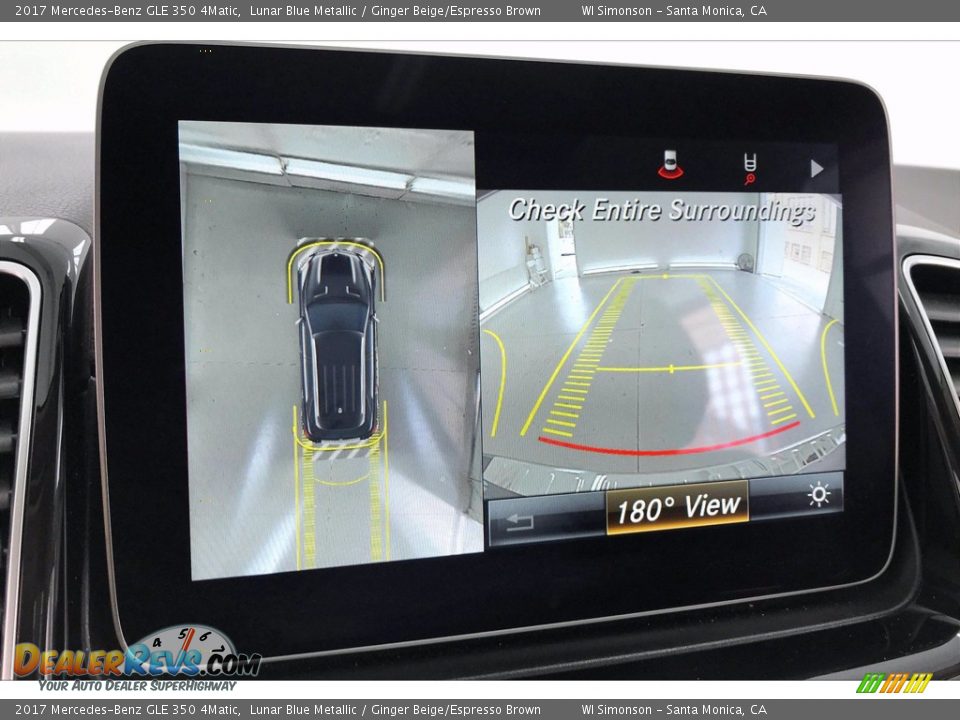 2017 Mercedes-Benz GLE 350 4Matic Lunar Blue Metallic / Ginger Beige/Espresso Brown Photo #21