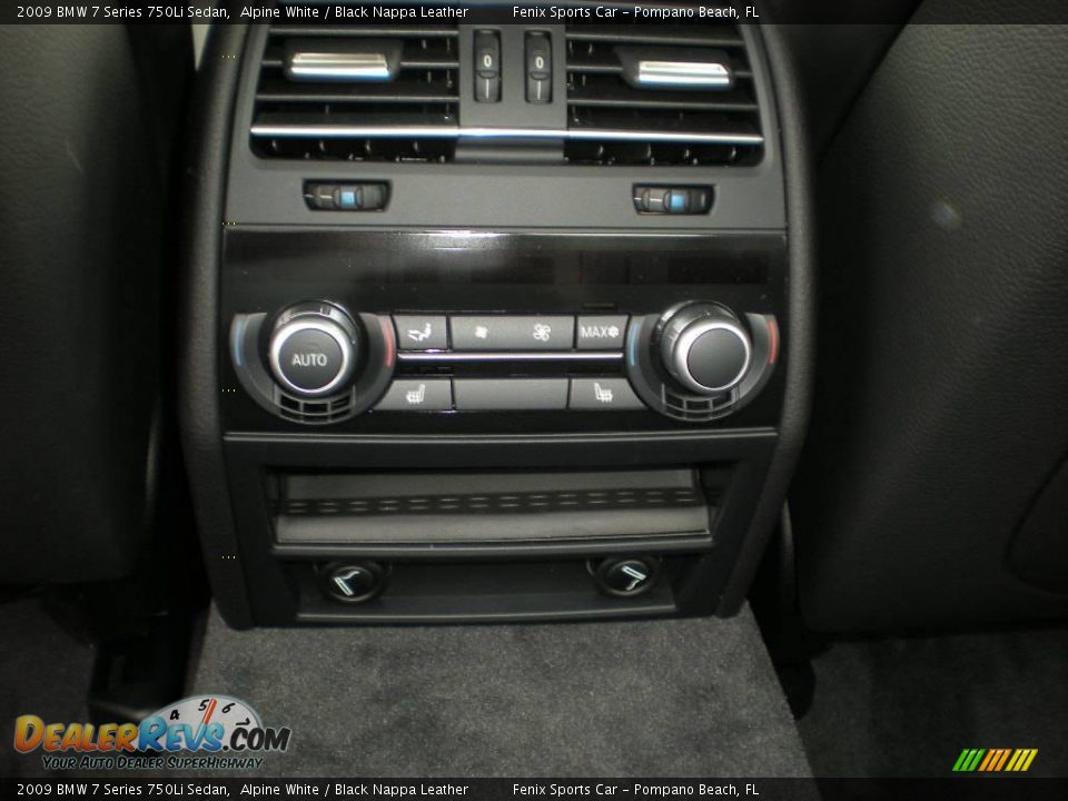 2009 BMW 7 Series 750Li Sedan Alpine White / Black Nappa Leather Photo #22
