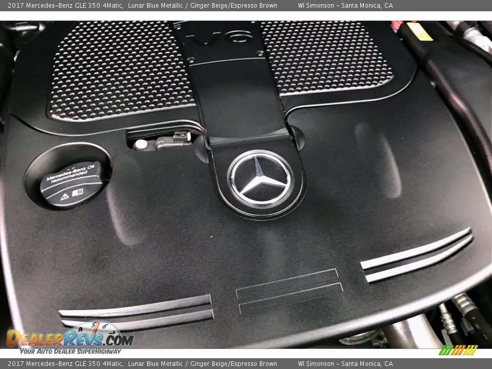 2017 Mercedes-Benz GLE 350 4Matic Lunar Blue Metallic / Ginger Beige/Espresso Brown Photo #31