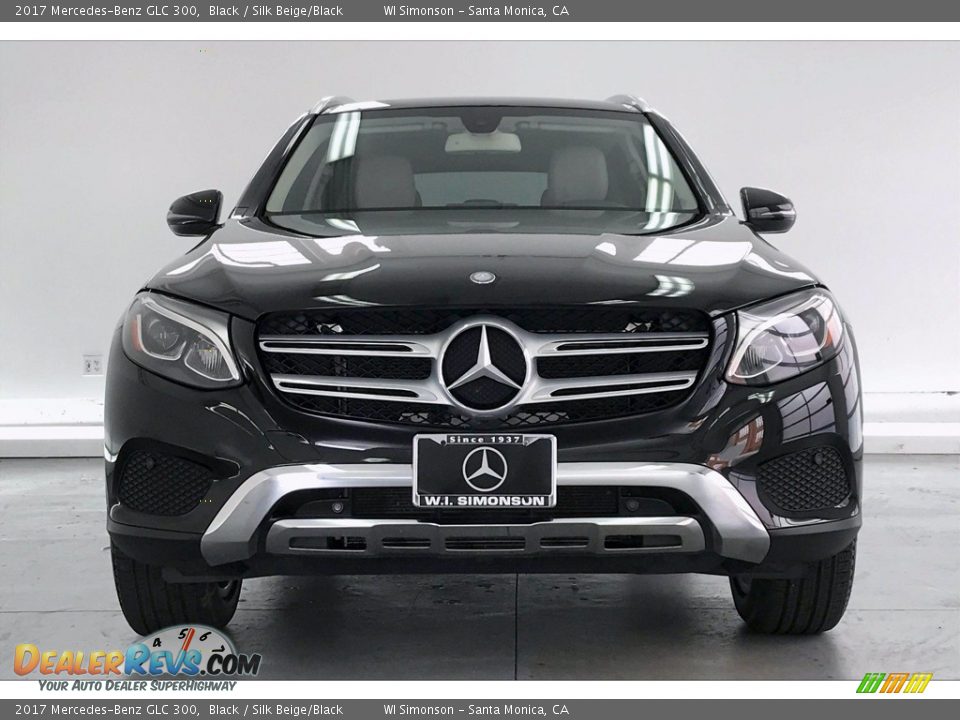 2017 Mercedes-Benz GLC 300 Black / Silk Beige/Black Photo #2