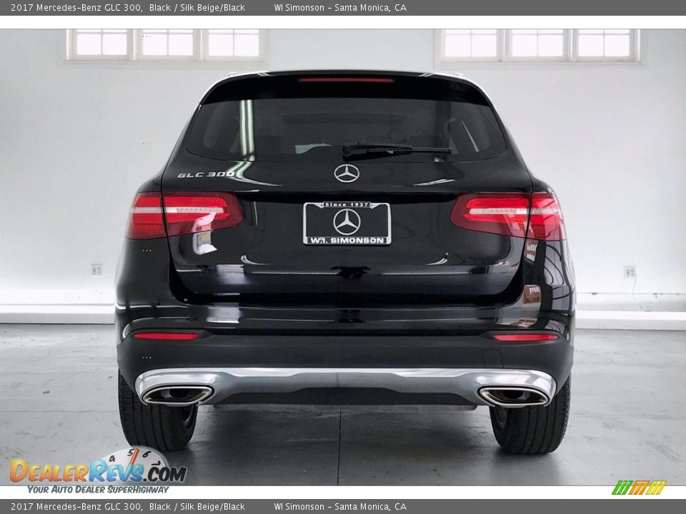 2017 Mercedes-Benz GLC 300 Black / Silk Beige/Black Photo #3