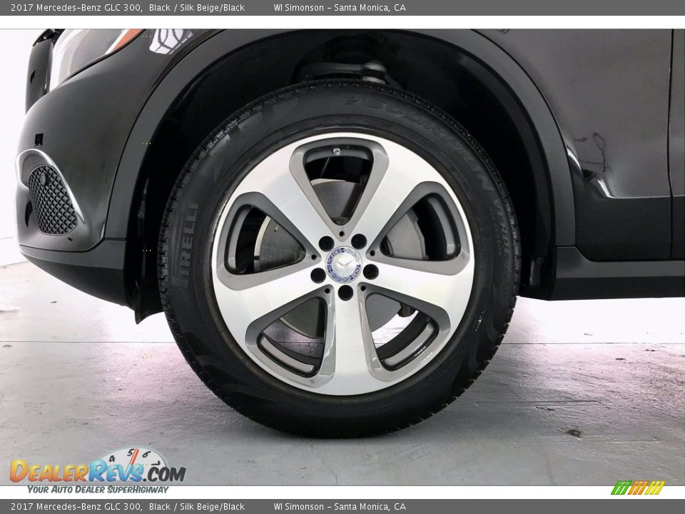 2017 Mercedes-Benz GLC 300 Black / Silk Beige/Black Photo #8