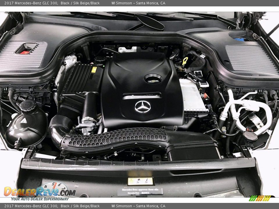 2017 Mercedes-Benz GLC 300 Black / Silk Beige/Black Photo #9