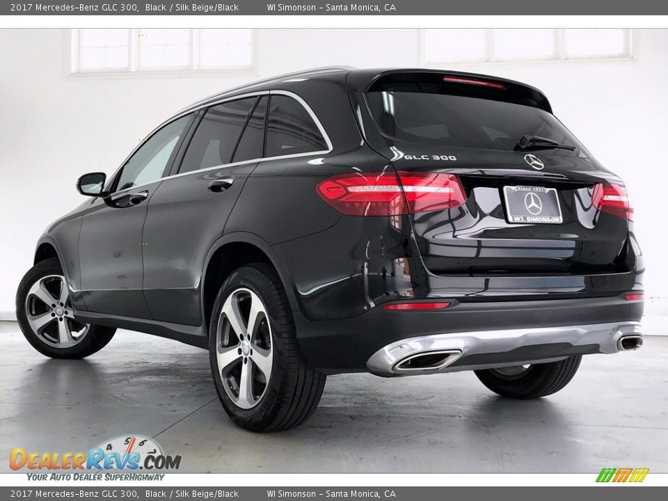 2017 Mercedes-Benz GLC 300 Black / Silk Beige/Black Photo #10