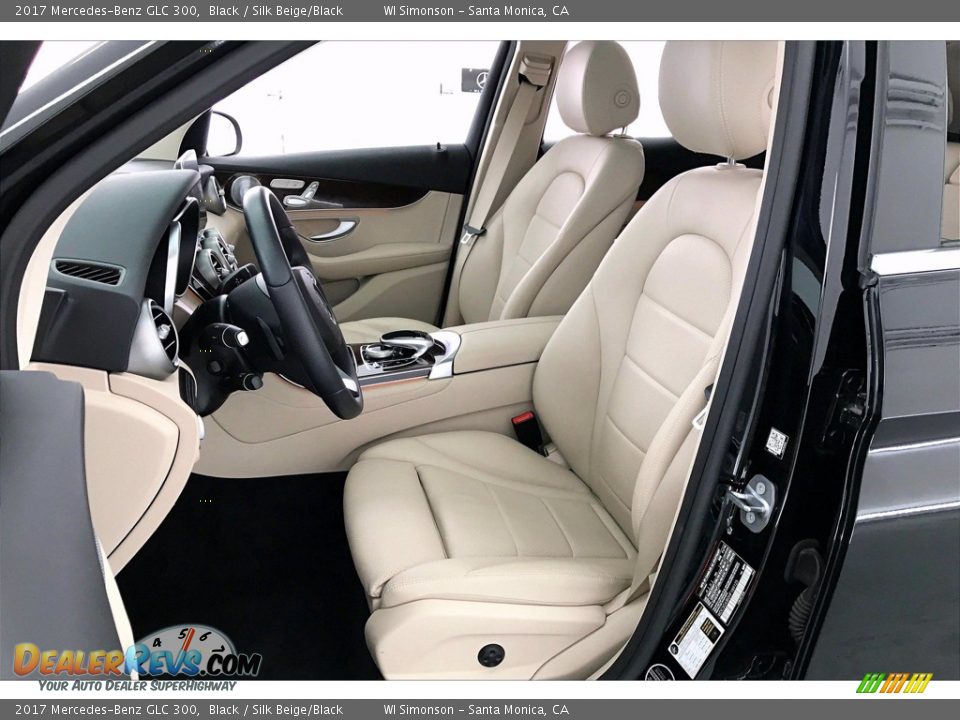 2017 Mercedes-Benz GLC 300 Black / Silk Beige/Black Photo #14