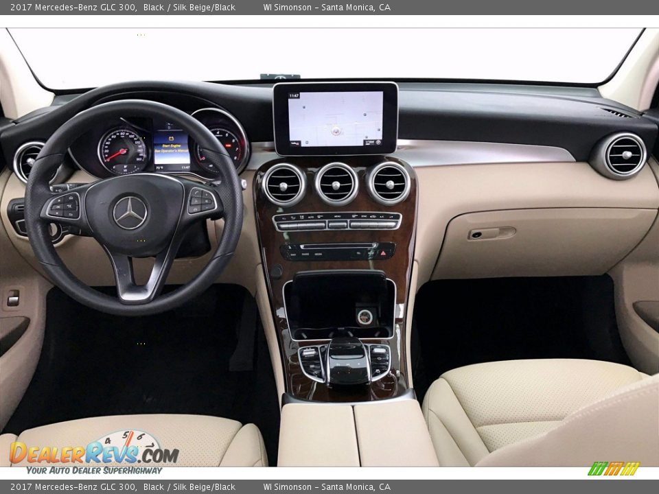 2017 Mercedes-Benz GLC 300 Black / Silk Beige/Black Photo #17