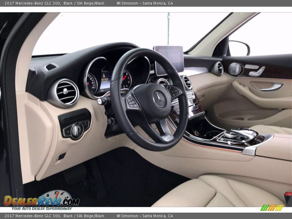 2017 Mercedes-Benz GLC 300 Black / Silk Beige/Black Photo #22