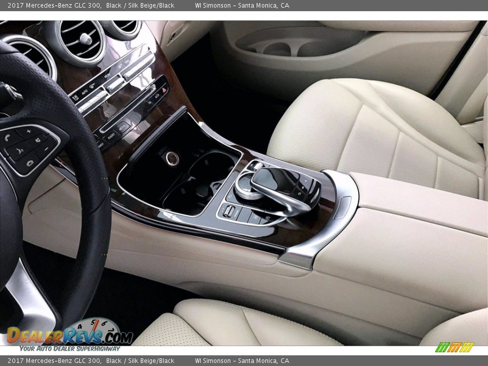 2017 Mercedes-Benz GLC 300 Black / Silk Beige/Black Photo #23