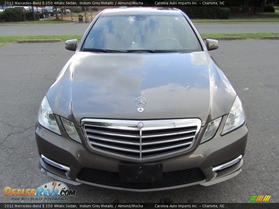 2012 Mercedes-Benz E 350 4Matic Sedan Indium Grey Metallic / Almond/Mocha Photo #5