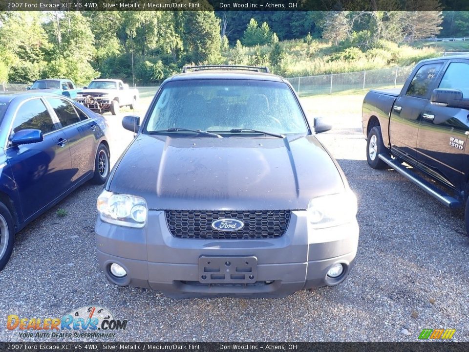 2007 Ford Escape XLT V6 4WD Silver Metallic / Medium/Dark Flint Photo #3