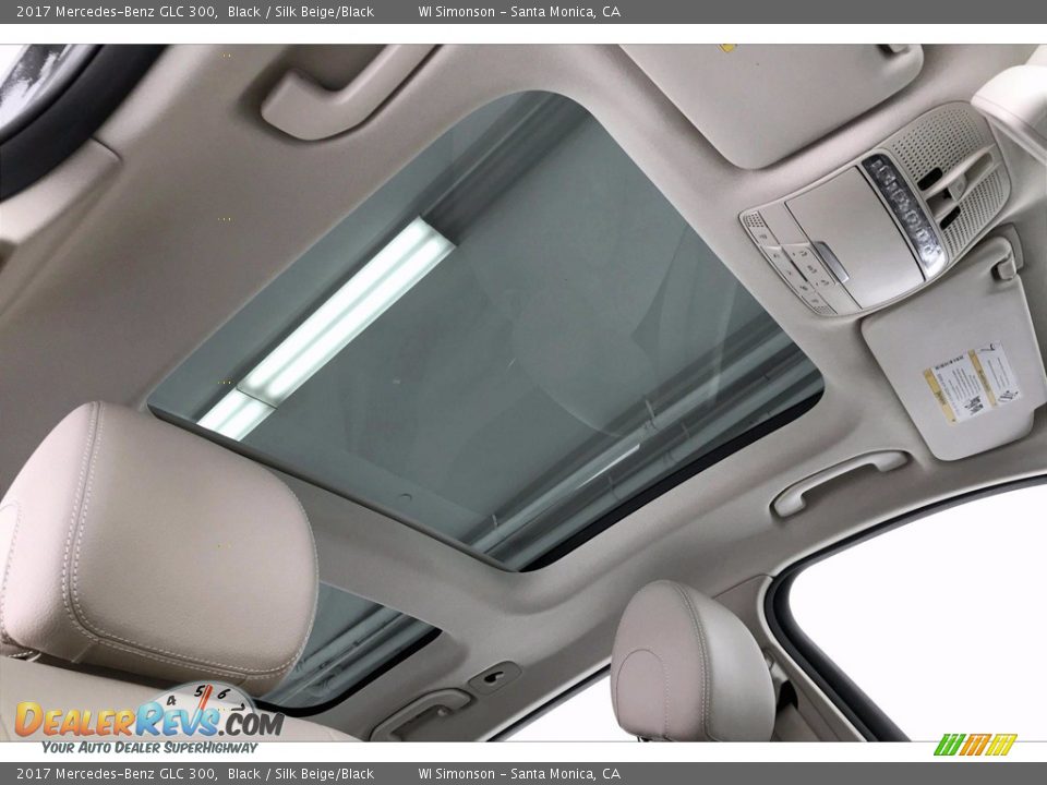 2017 Mercedes-Benz GLC 300 Black / Silk Beige/Black Photo #29