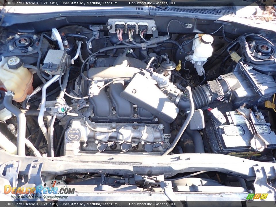 2007 Ford Escape XLT V6 4WD Silver Metallic / Medium/Dark Flint Photo #5