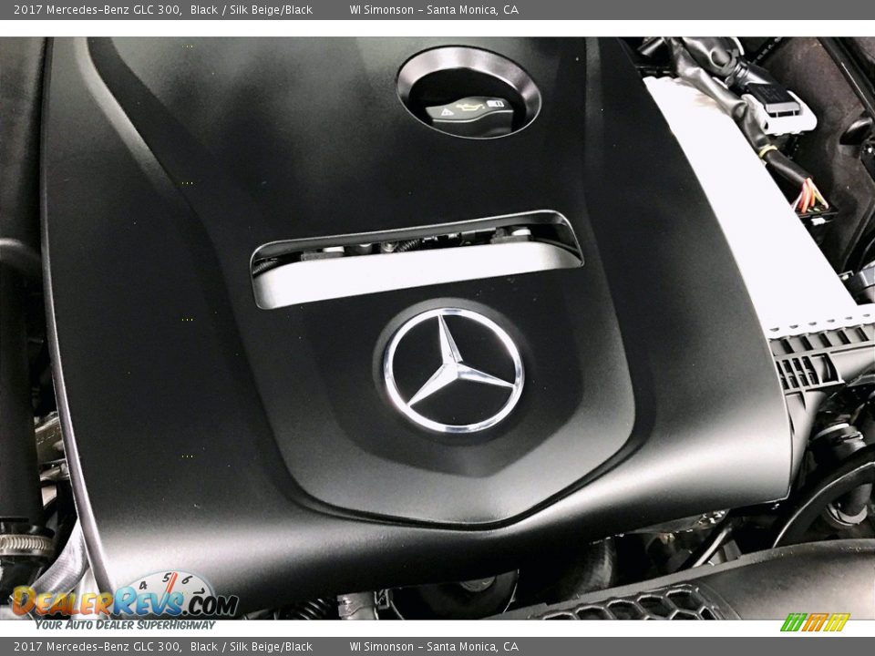 2017 Mercedes-Benz GLC 300 Black / Silk Beige/Black Photo #31