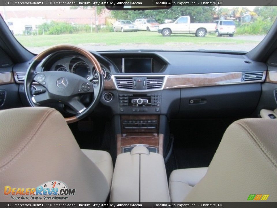 2012 Mercedes-Benz E 350 4Matic Sedan Indium Grey Metallic / Almond/Mocha Photo #13