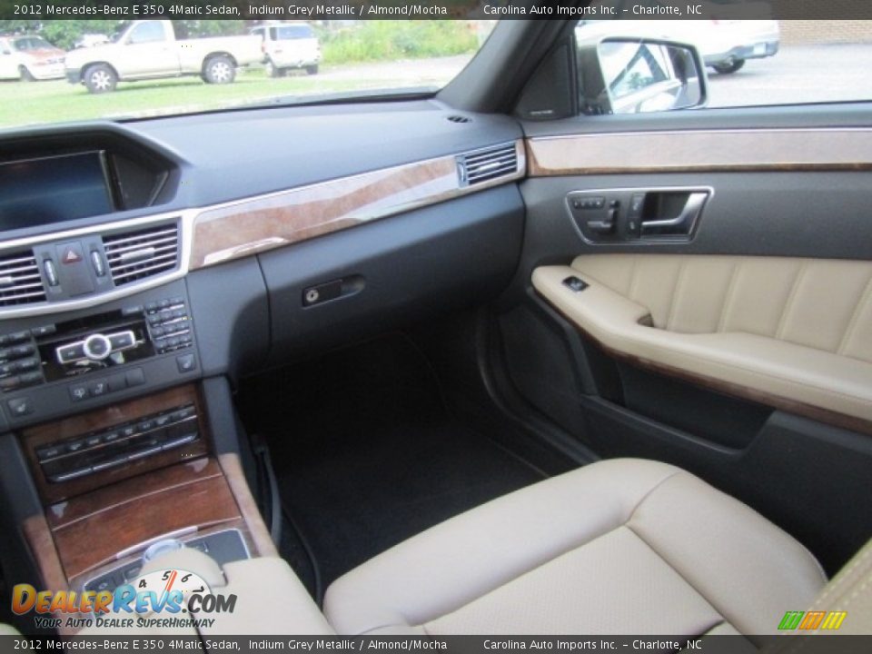 2012 Mercedes-Benz E 350 4Matic Sedan Indium Grey Metallic / Almond/Mocha Photo #14