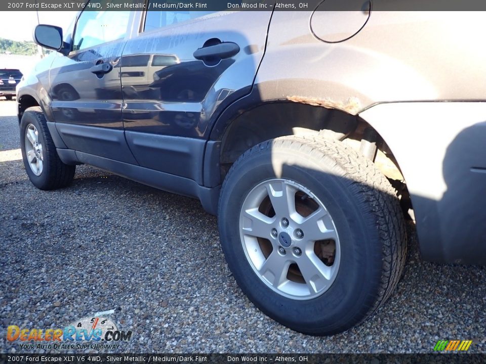 2007 Ford Escape XLT V6 4WD Silver Metallic / Medium/Dark Flint Photo #9