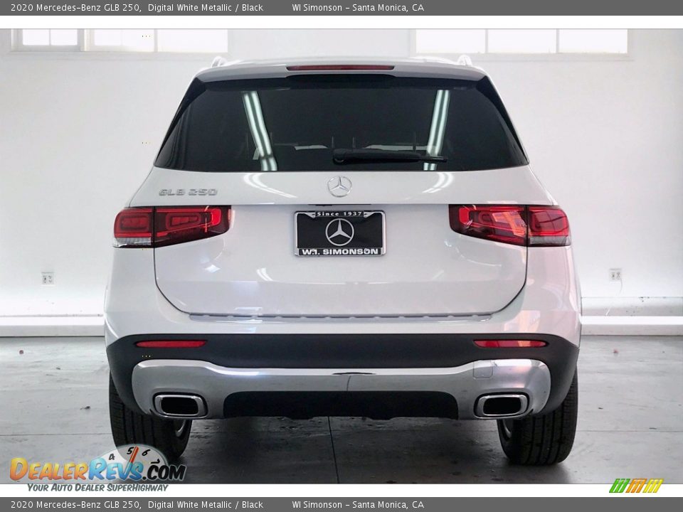 2020 Mercedes-Benz GLB 250 Digital White Metallic / Black Photo #3