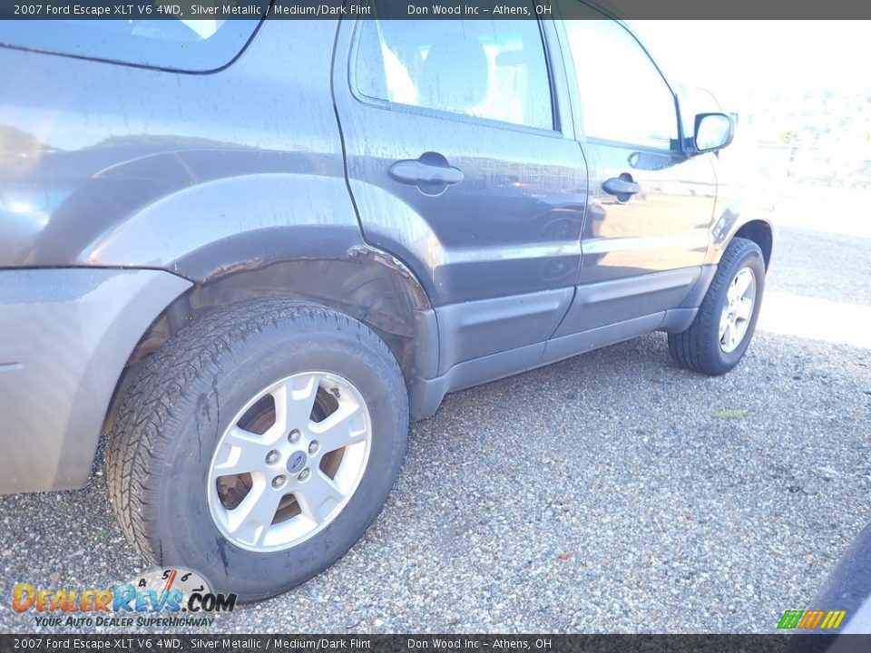 2007 Ford Escape XLT V6 4WD Silver Metallic / Medium/Dark Flint Photo #15