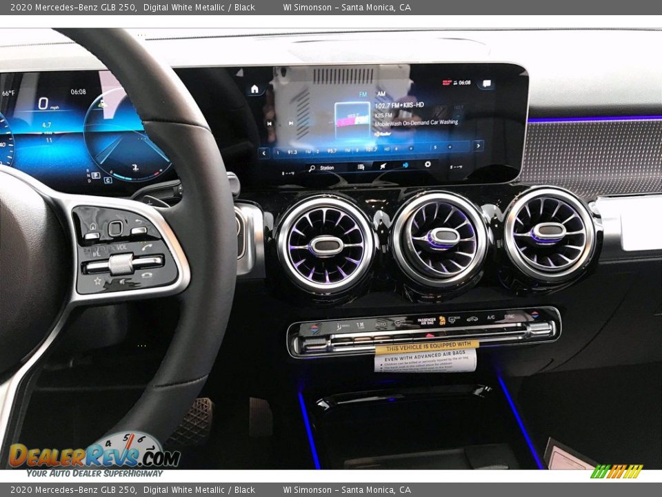 2020 Mercedes-Benz GLB 250 Digital White Metallic / Black Photo #6